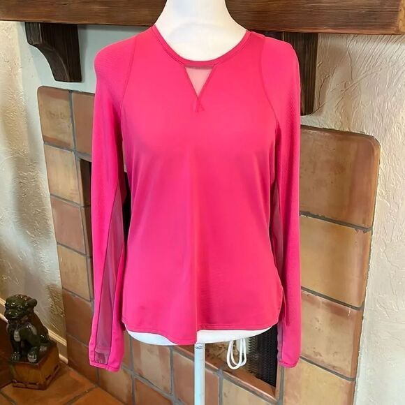 Lucky in Love Hot Pink Long Sleeve Top, S! - Picture 1 of 8